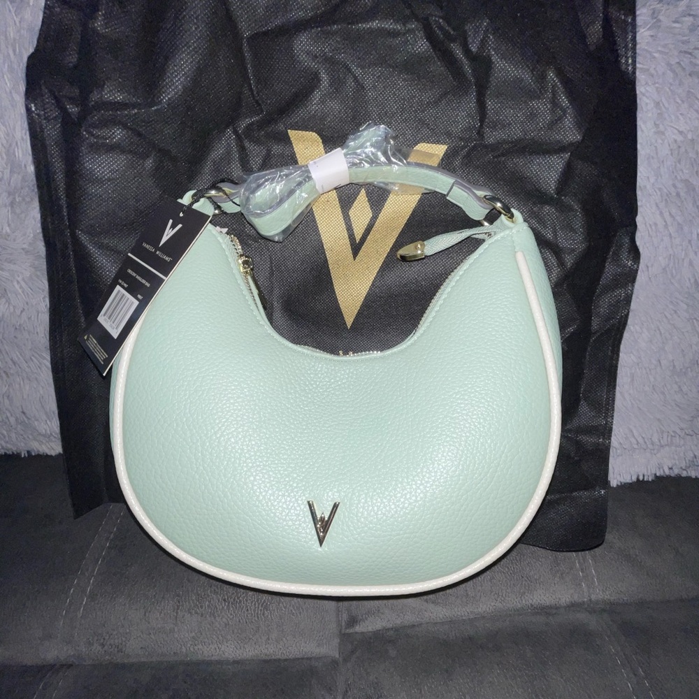 Vanessa Williams Teal blue purse